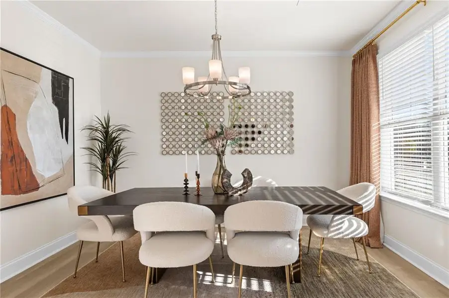 Furnished interior view inside a new home in Hellen Valley, Braselton (Image 12).