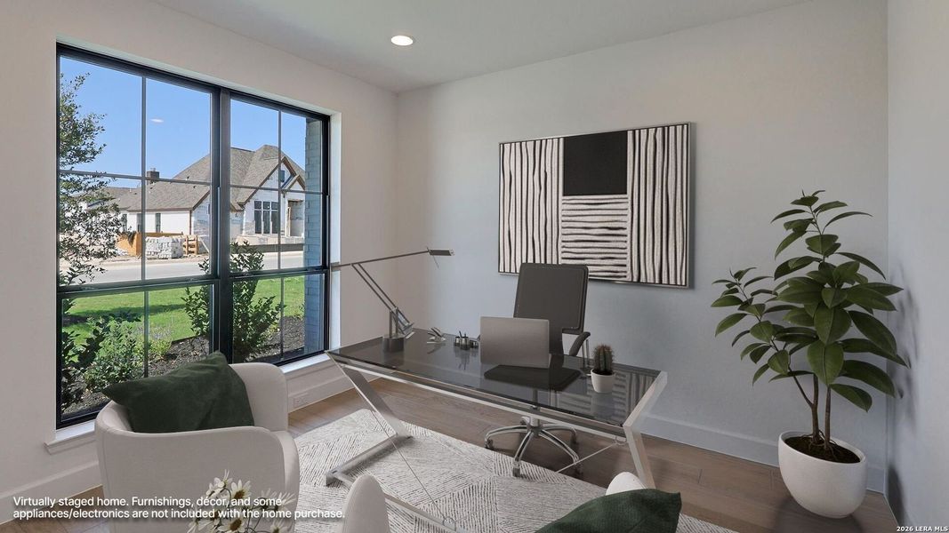 Furnished interior view inside a new home in Alsatian Oaks, Castroville (Image 16). Furnished interior view inside a new home in Alsatian Oaks, Castroville (Image 16).