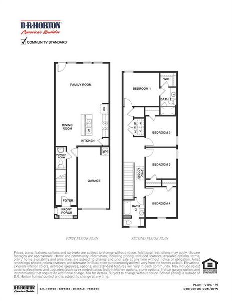 2D floor plan layout of this home in Cartwright Mays, Crandall, TX (Image 3). 2D floor plan layout of this home in Cartwright Mays, Crandall, TX (Image 3).