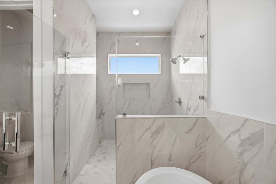 Furnished interior view inside a new home in , Houston (Image 16).