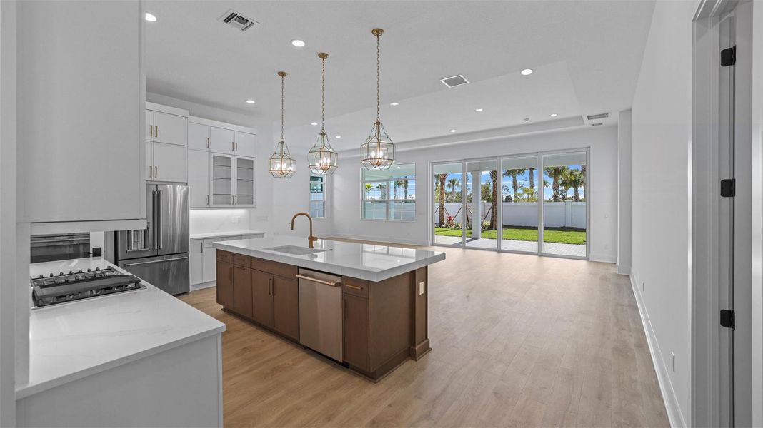 Furnished interior view inside a new home in Esprit at Avenir, Palm Beach Gardens (Image 14).