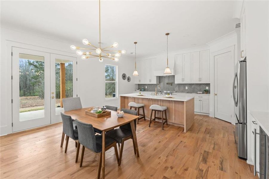 Furnished interior view inside a new home in , Social Circle (Image 37).