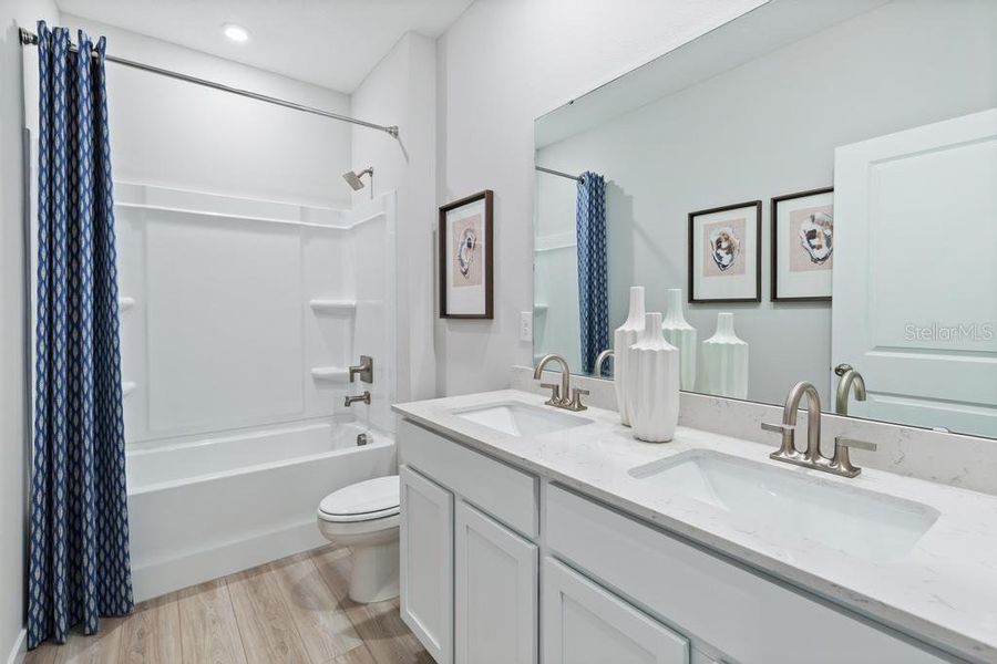 Furnished interior view inside a new home in Seminole Palms, Palm Coast (Image 42).