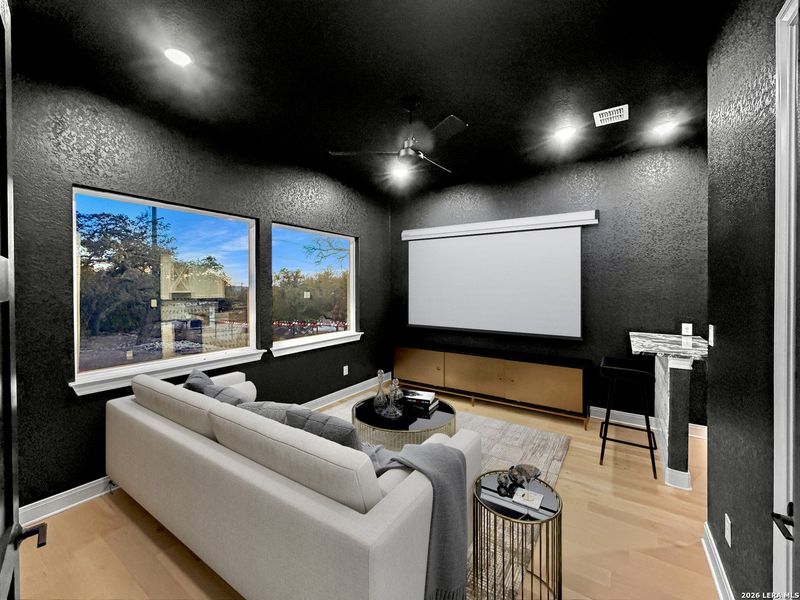 Furnished interior view inside a new home in , Bulverde (Image 8).