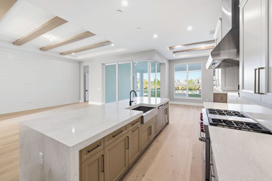 Furnished interior view inside a new home in Bridgewater, Jupiter (Image 16).