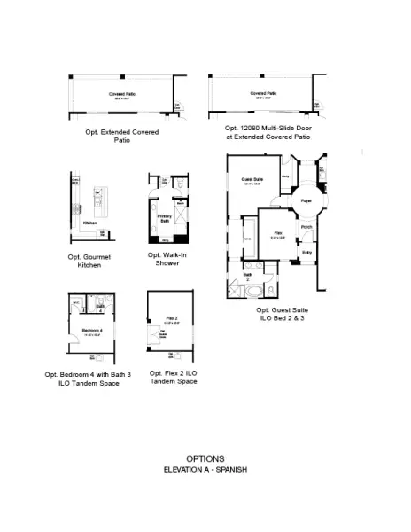 2D floor plan layout of this home in Estrella, Goodyear, AZ (Image 4).