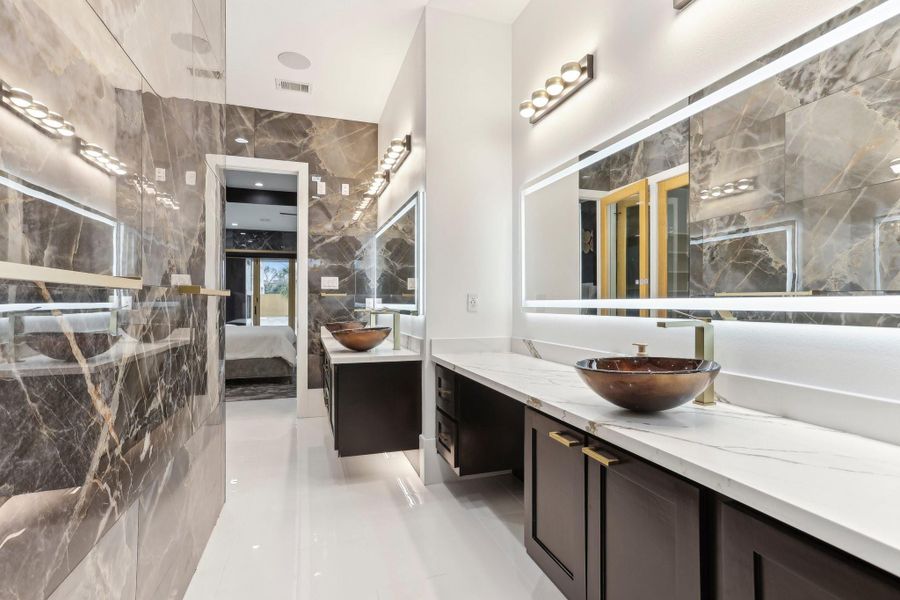 Furnished interior view inside a new home in , Houston (Image 8).