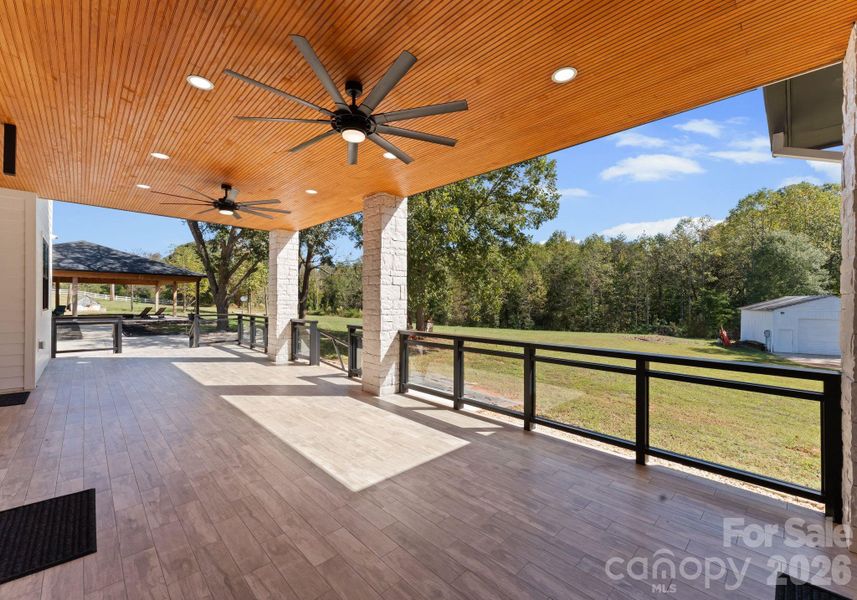 Exterior details and patio area of a home in , Statesville (Image 3).
