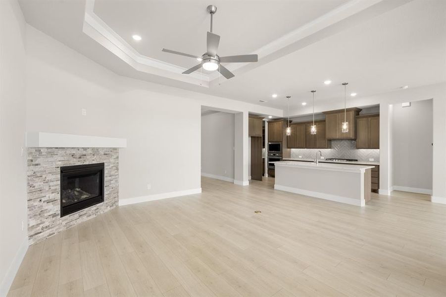 Spacious, unfurnished interior of a new home in Ladera at Timberbrook, Justin (Image 20). Spacious, unfurnished interior of a new home in Ladera at Timberbrook, Justin (Image 20).