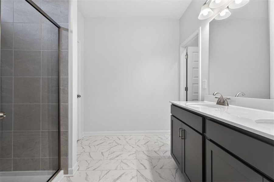 Furnished interior view inside a new home in Franklin Manor, Lawrenceville (Image 15).