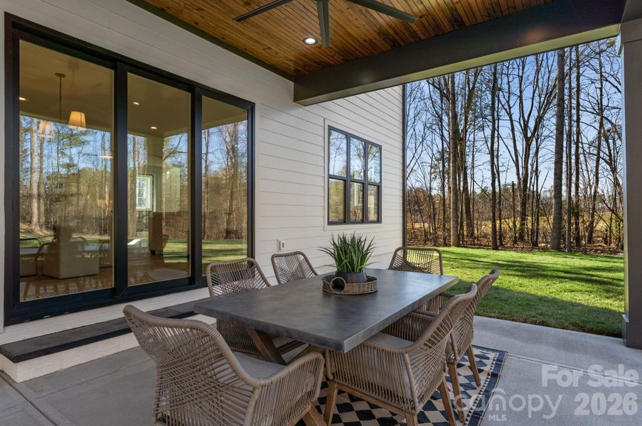 Covered Rear Porch Covered Rear Porch