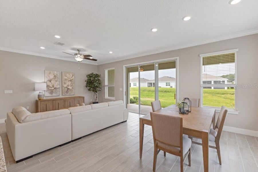 Furnished interior view inside a new home in Ocala Preserve, Ocala (Image 16).