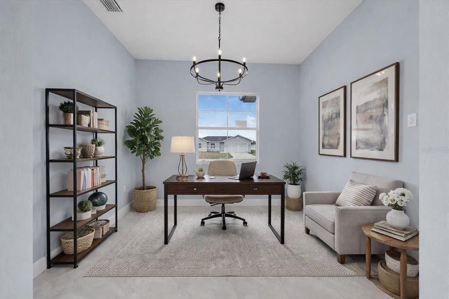 Furnished interior view inside a new home in , Lehigh Acres (Image 9). Furnished interior view inside a new home in , Lehigh Acres (Image 9).