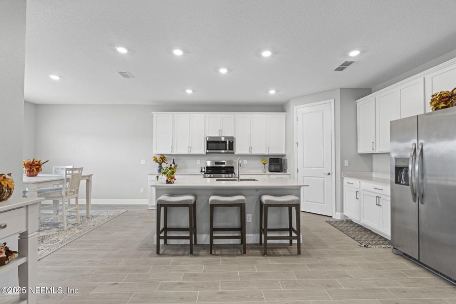 Furnished interior view inside a new home in Edenbrooke at Hyland Trail | 55+: Edenbrooke at Hyland Trail 60s, Green Cove Springs (Image 37). Furnished interior view inside a new home in Edenbrooke at Hyland Trail | 55+: Edenbrooke at Hyland Trail 60s, Green Cove Springs (Image 37).