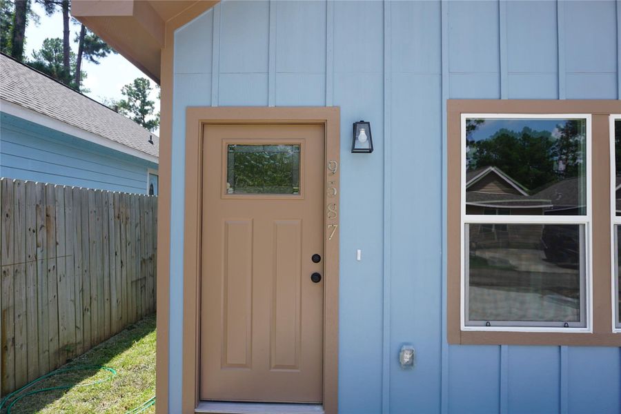 Exterior details and patio area of a home in , Willis (Image 17). Exterior details and patio area of a home in , Willis (Image 17).