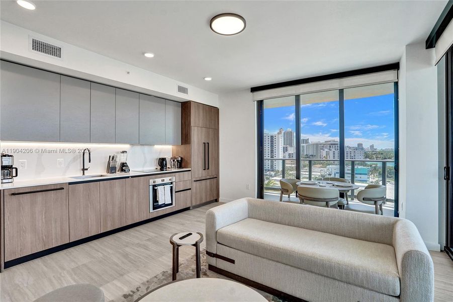 Furnished interior view inside a new home in 72 Park, Miami Beach (Image 13). Furnished interior view inside a new home in 72 Park, Miami Beach (Image 13).