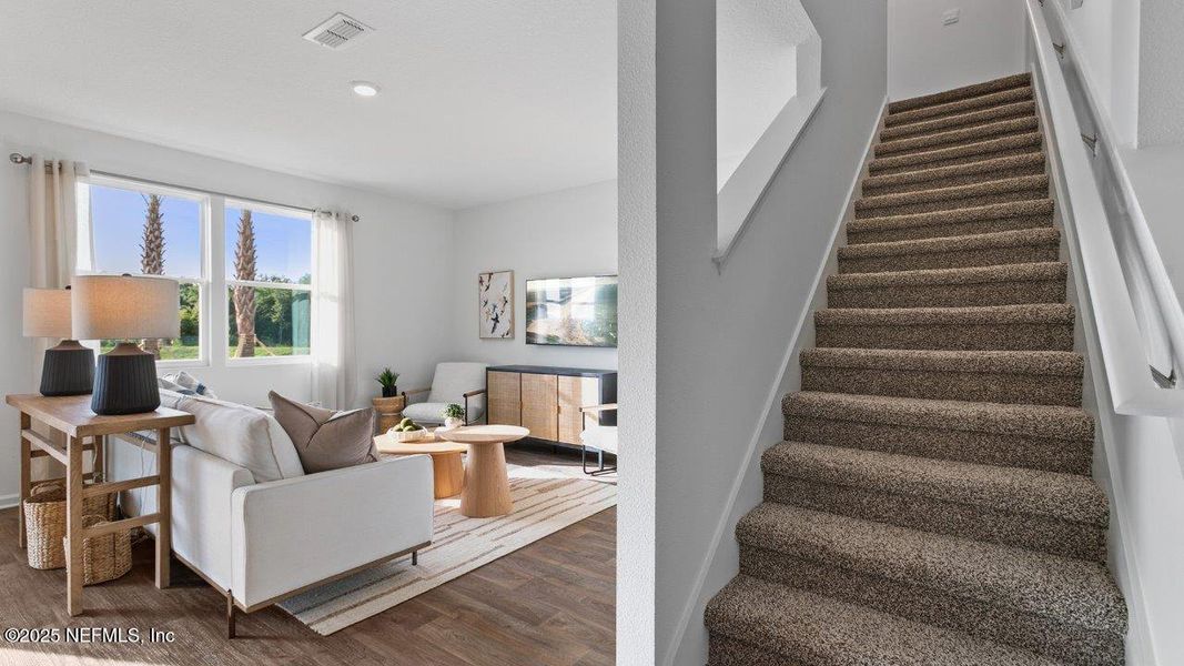 Furnished interior view inside a new home in The Arbors, Jacksonville (Image 27).