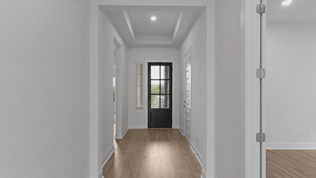 Representative unfurnished interior of a home built from the Mariah by Chesmar Homes in Crescent Bluff, Georgetown (Image 11).