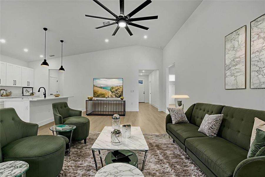 Furnished interior view inside a new home in , Weeki Wachee (Image 12).