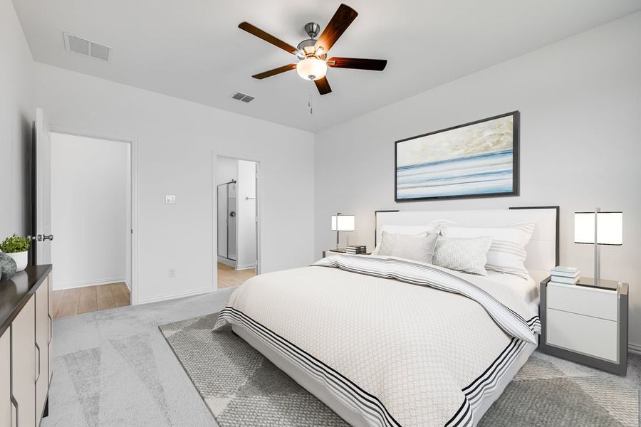Furnished interior view inside a new home in River Ridge, Crandall (Image 8).