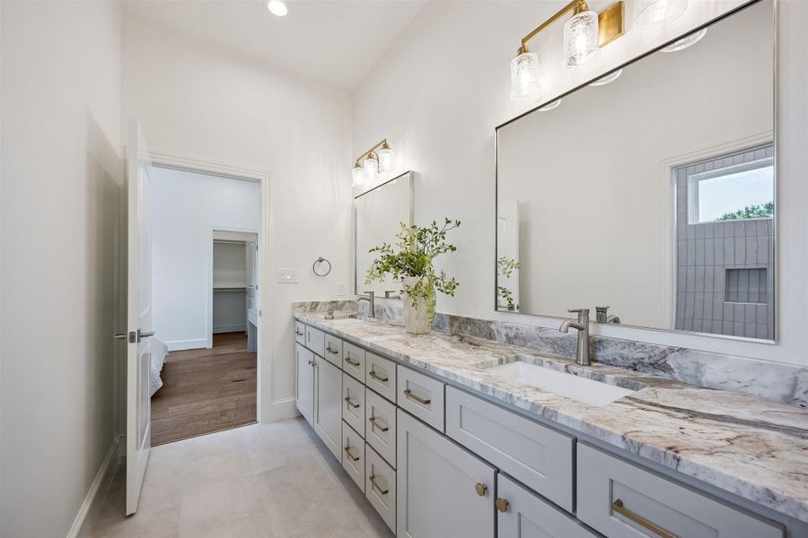 Furnished interior view inside a new home in , Houston (Image 42).