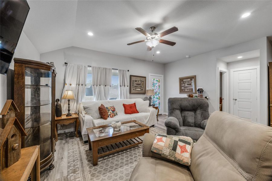 Furnished interior view inside a new home in , Cypress (Image 13).