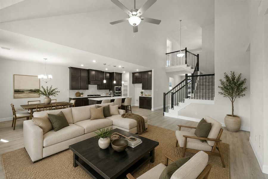 Furnished interior view inside a new home in Kentsdale Farms, DeSoto (Image 5).