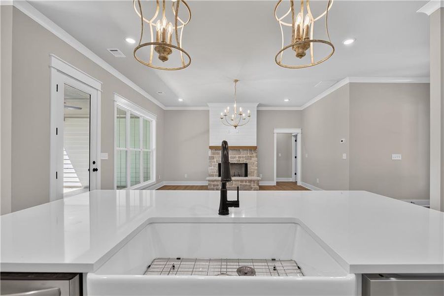 Furnished interior view inside a new home in , Buchanan (Image 10).