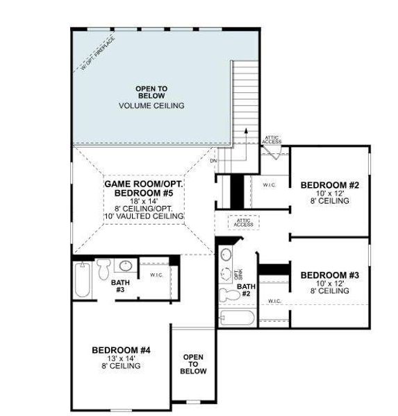 2D floor plan layout of this home in Lilyana, Celina, TX (Image 3). 2D floor plan layout of this home in Lilyana, Celina, TX (Image 3).
