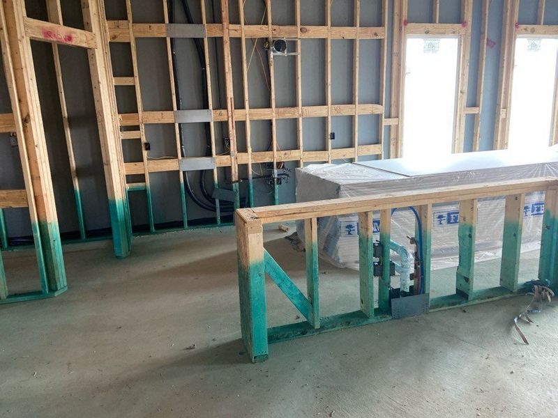 In-progress construction of a new home in Hillview Addition, Decatur, TX (Image 13). In-progress construction of a new home in Hillview Addition, Decatur, TX (Image 13).