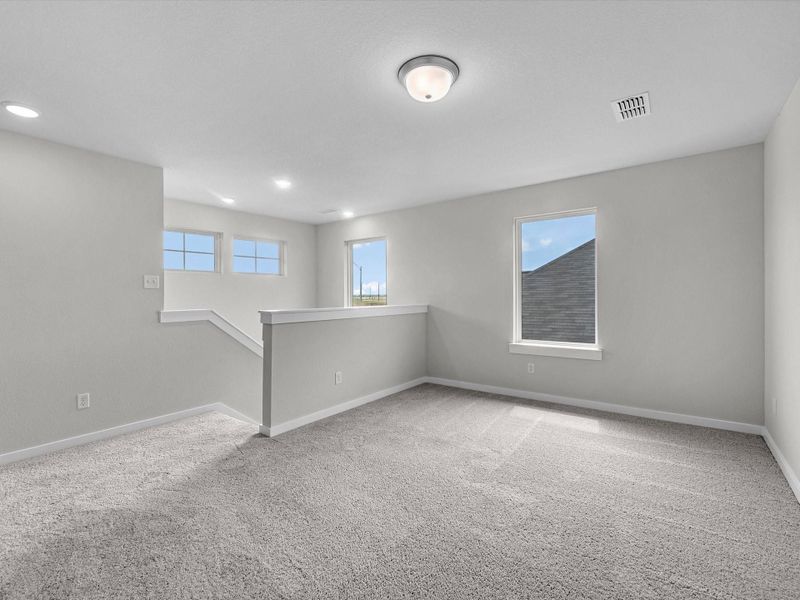 Spacious, unfurnished interior of a new home in Mason Woods, Cypress (Image 23). Spacious, unfurnished interior of a new home in Mason Woods, Cypress (Image 23).