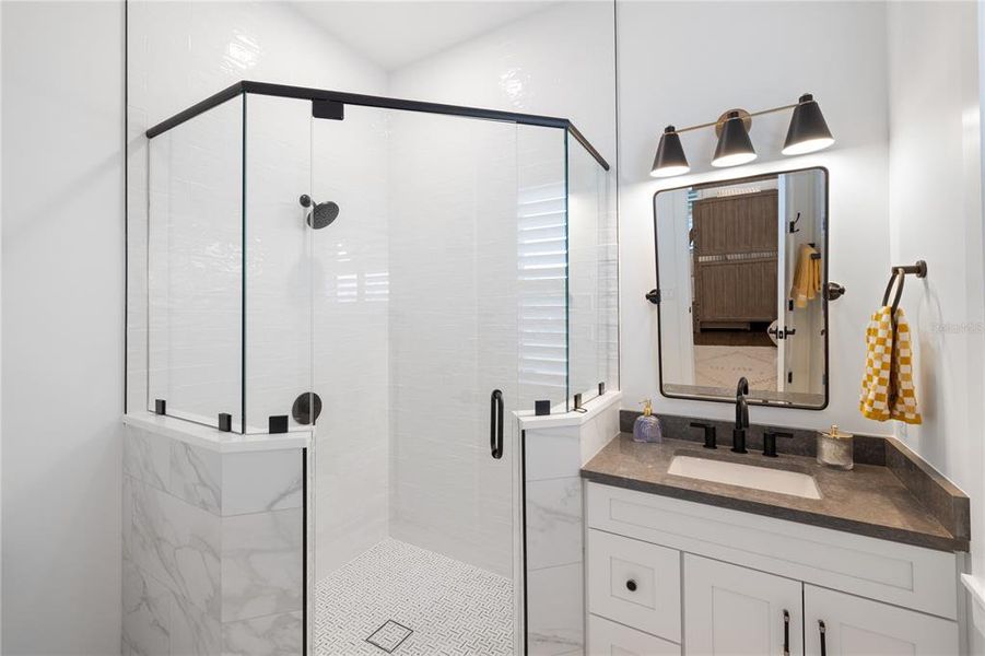 Furnished interior view inside a new home in , Sarasota (Image 78). Furnished interior view inside a new home in , Sarasota (Image 78).