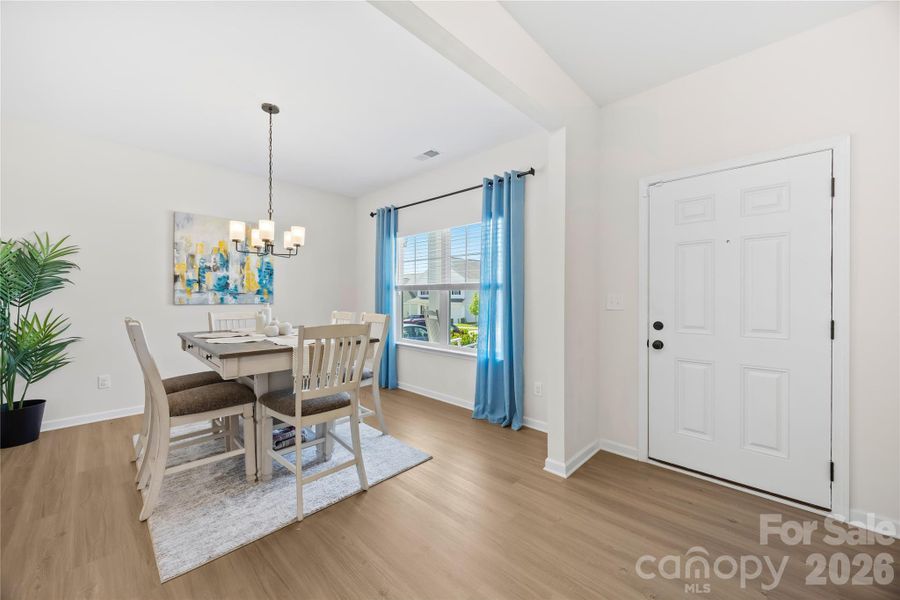 Furnished interior view inside a new home in Orchard Creek, Charlotte (Image 16).