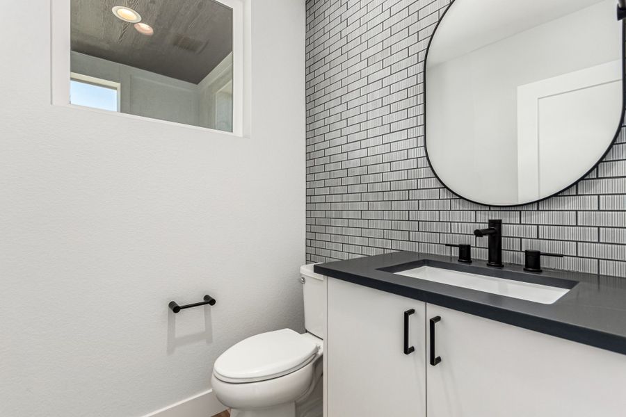 Furnished interior view inside a new home in West Grange, Longmont (Image 18).