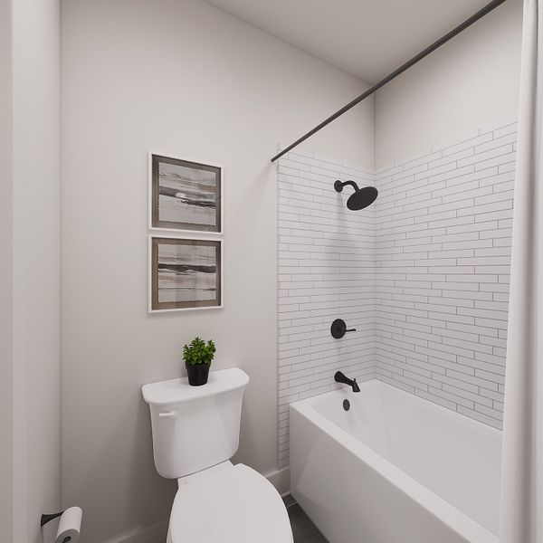 Representative furnished interior of a home built from the Juniper by Tri Pointe Homes in Enclave At Canyon Ranch, Corinth (Image 16).