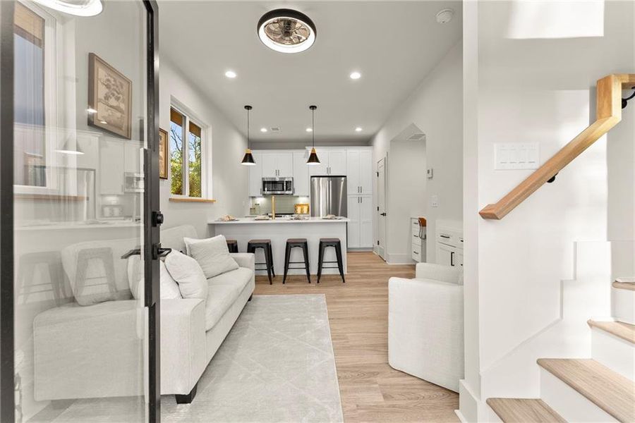 Furnished interior view inside a new home in , Gainesville (Image 16). Furnished interior view inside a new home in , Gainesville (Image 16).