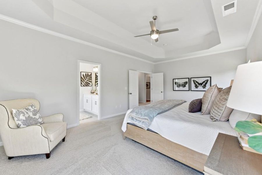 Furnished interior view inside a new home in , Homer (Image 37).