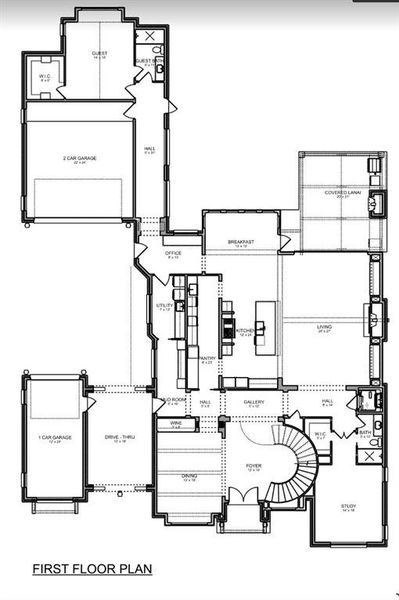 First floor drawings (subject to builder changes).