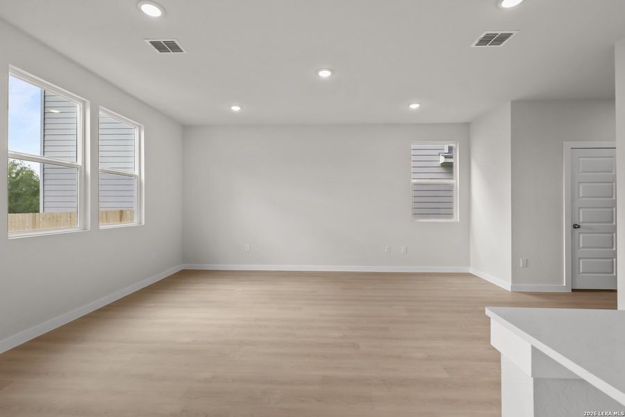 Spacious, unfurnished interior of a new home in Applewhite Meadows, San Antonio (Image 29). Spacious, unfurnished interior of a new home in Applewhite Meadows, San Antonio (Image 29).