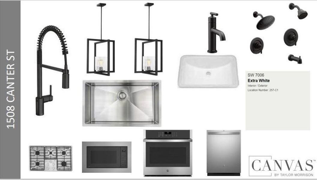 Design Selections.
Home is under construction, selections subject to change.