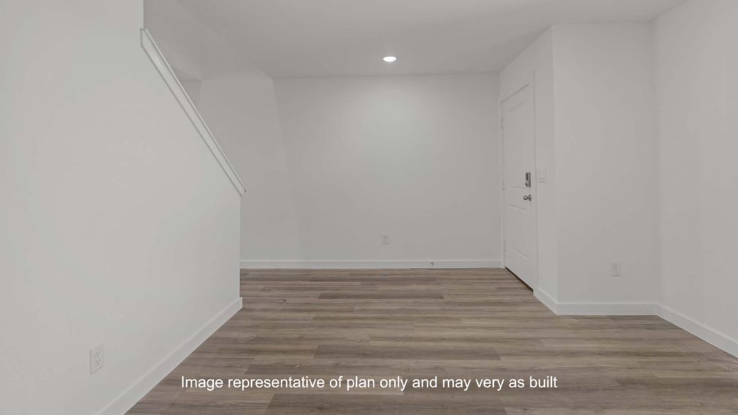 Representative unfurnished interior of a home built from the The Jayde by D.R. Horton in Terra Vista, Lubbock (Image 12). Representative unfurnished interior of a home built from the The Jayde by D.R. Horton in Terra Vista, Lubbock (Image 12).