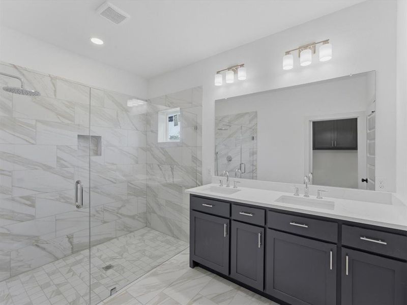 Furnished interior view inside a new home in , Avalon (Image 11).