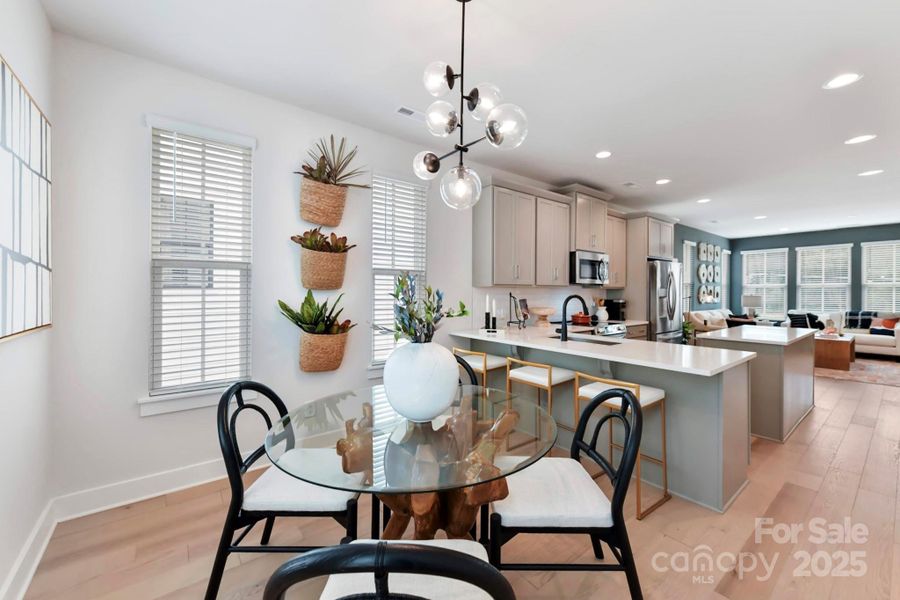 Furnished interior view inside a new home in , Charlotte (Image 15).