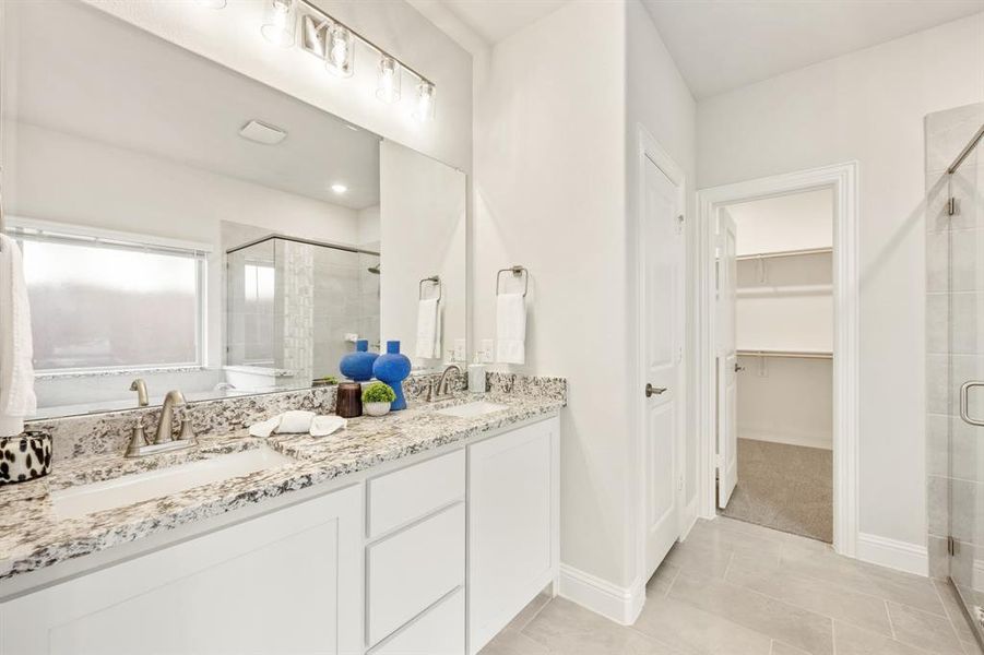 Furnished interior view inside a new home in Parks of Aledo, Aledo (Image 15).