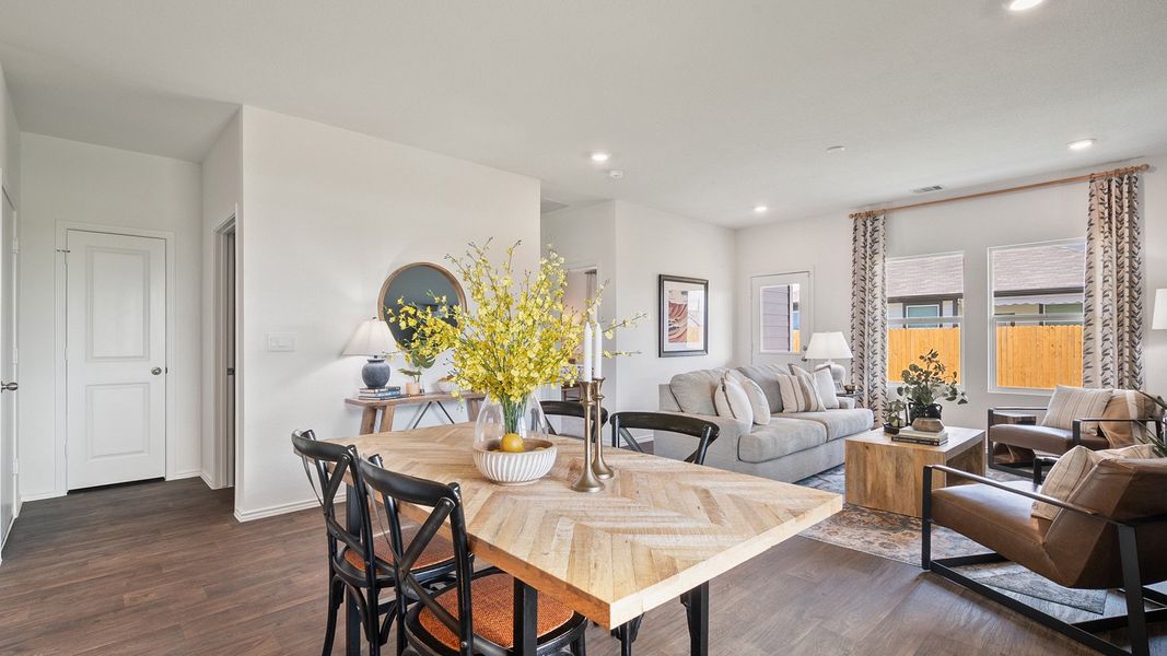 Representative furnished interior of a home built from the The Kendall by D.R. Horton in Talavera, Kyle (Image 11). Representative furnished interior of a home built from the The Kendall by D.R. Horton in Talavera, Kyle (Image 11).