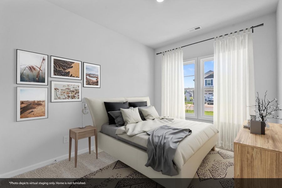 Furnished interior view inside a new home in Hanes Lake, Winston-Salem (Image 10). Furnished interior view inside a new home in Hanes Lake, Winston-Salem (Image 10).