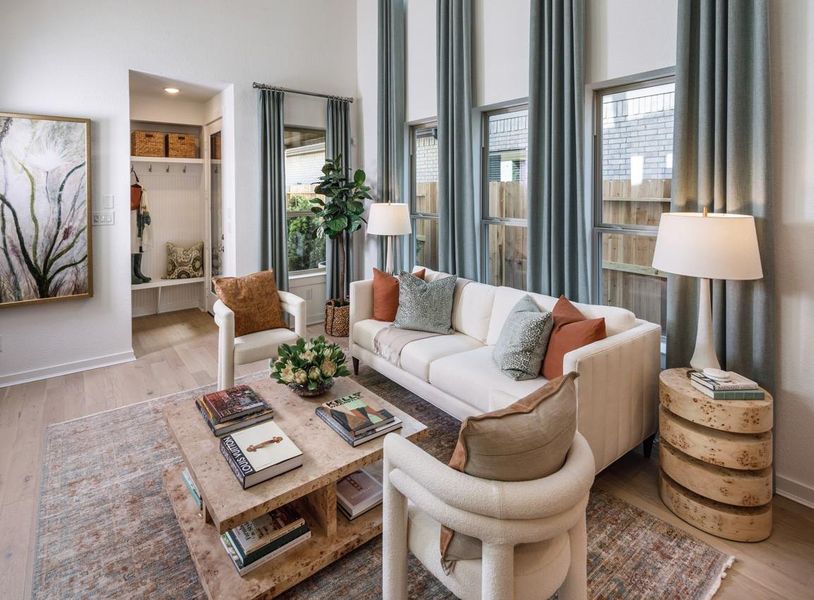 Furnished interior view inside a new home in Riceland, Mont Belvieu (Image 12).