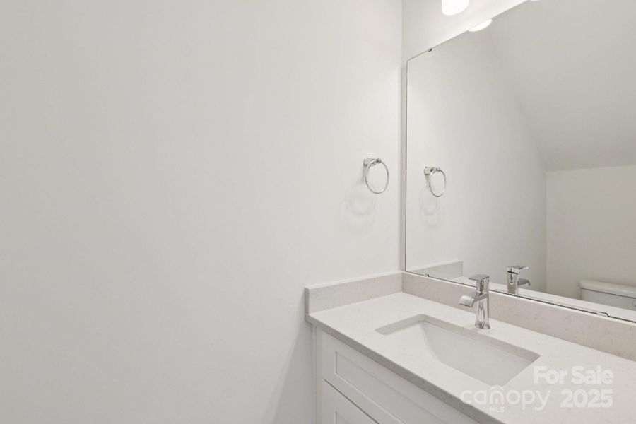 Downstairs powder room Downstairs powder room