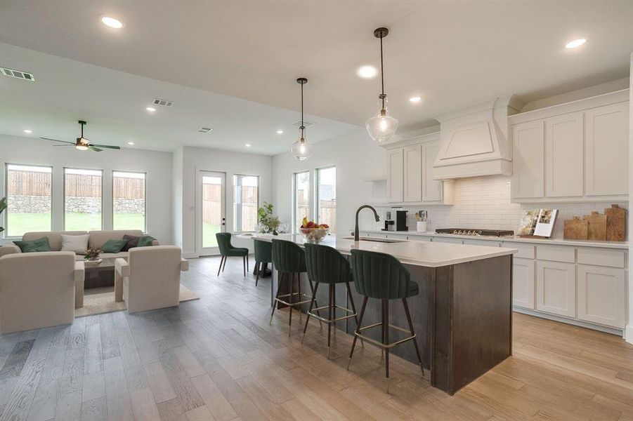 Furnished interior view inside a new home in Talon Hills, Fort Worth (Image 7).