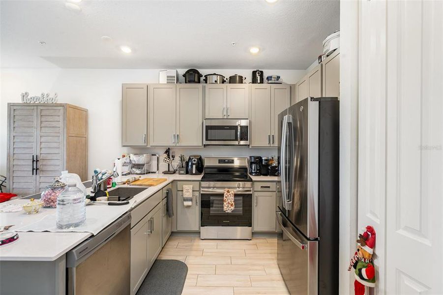 Furnished interior view inside a new home in The Timbers at Everlands: The Villas, Palm Bay (Image 9). Furnished interior view inside a new home in The Timbers at Everlands: The Villas, Palm Bay (Image 9).